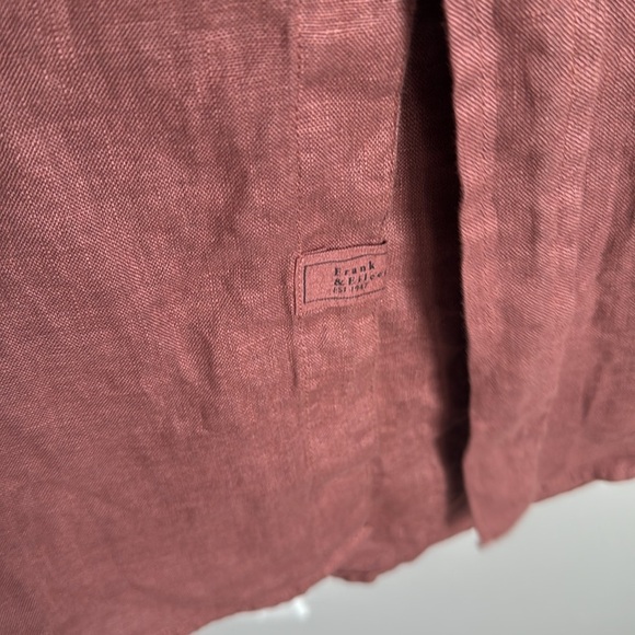 Frank & Eileen | Rory Linen MIDI Dress | Rose | XXS - Picture 6 of 11